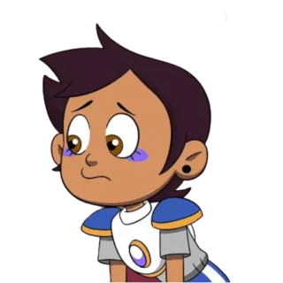 😕 cd926151 Luz Noceda The Owl House Dibujos animados, Triste, Anime, Magia, Búho, Casa whatsapp sticker