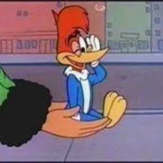 😉 31c8646f Woody Woodpecker Cartoon, Vogel, Animation, Klassiker, Woody Woodpecker telegram sticker