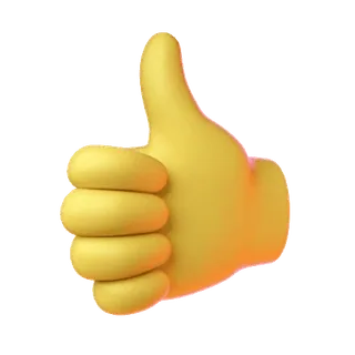 👍 447efdca Pollice in su, Emoji, Mi piace, Positivo, Approvazione, Ok telegram sticker