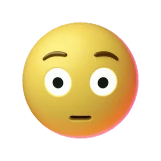 😳 48cf07f2 Emoji, Scioccato, Sorpresa, Faccia, Giallo telegram sticker