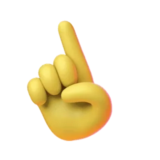 ☝️ 63894e88 Emoji, Dito medio, Gesto offensivo, Gesto della mano telegram sticker