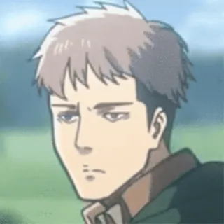 🗡 a72c2bc4 Jean Kirstein Attack on Titan Anime, Jean Kirstein, Personaggio, Manga, Ragazzo telegram sticker