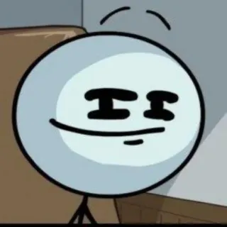 🤨 de4a9df2 Henry Stickmin kartun, gambar batang, wajah lucu, ekspresi, karakter telegram sticker