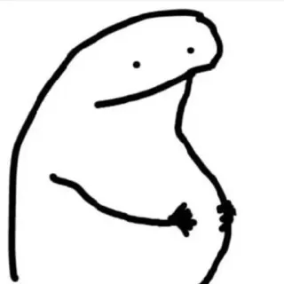 📈 3c84b8ed florkofcows, มีม, ภาพสเก็ตช์, สีขาว, เรียบง่าย telegram sticker