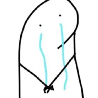 📈 42524727 ร้องไห้, เศร้า, น้ำตา, คนก้าง, อารมณ์ telegram sticker