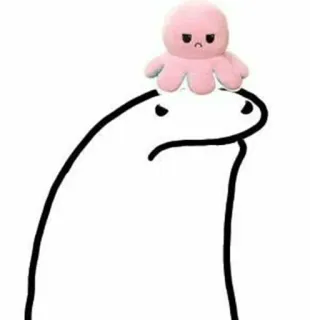 📈 75588c71 เศร้า, ปลาหมึก, มีม, florkofcows telegram sticker