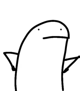 🌟 aa00f6bd patyczak, obraźliwy gest, mem, kreskówka, humor telegram sticker