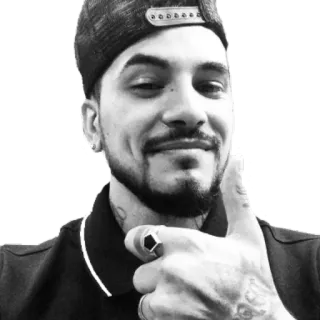 👍 21f041ab 男人, 人, 肖像, 赞, 男性, 帽子, 微笑 telegram sticker