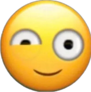 🥸 a03f6663 Emoji, Rosto, Piscadela, Engraçado, Bobo, Expressão telegram sticker