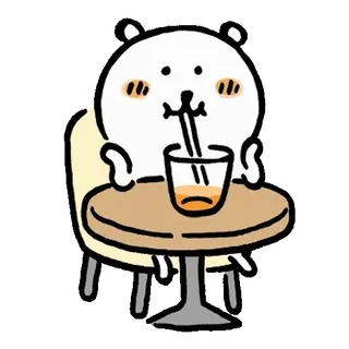 💬 0daa482f Bär, Trinken, Getränk, Süß, Cartoon, Illustration telegram sticker