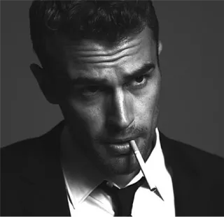 🚬 eaa5dd0f man, sigaret, roken, portret, pak, stropdas telegram sticker