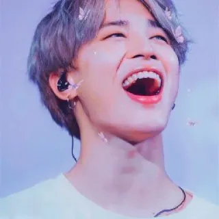 😂 28cc366f Jimin kpop, bts, idol, cantor, jimin, borboletas, pop coreano telegram sticker