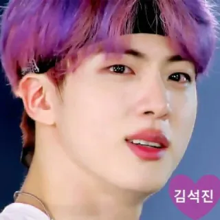 🥲 722debca Jin 김석진 Jin, BTS, K-Pop, Koreanisch, Sänger, Idol whatsapp sticker
