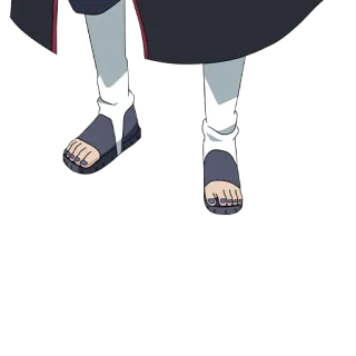 🌘 427104e0 Anime, Füße, Sandalen, Schuhe, Cartoon telegram sticker