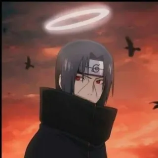 😇 5bea0311 Itachi Uchiha Naruto Itachi, Naruto, Anime, Manga, Uchiha, Halo, Ninja telegram sticker