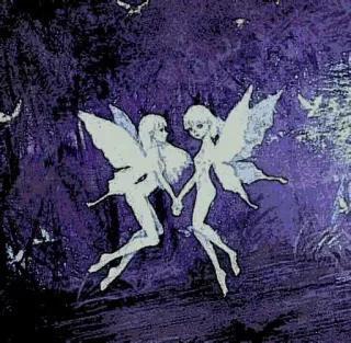 💜 5a79498a fairy, wings, magical, fantasy, forest, whimsical whatsapp sticker