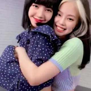👩‍❤️‍👩 81c3c1ba người, ôm, tình bạn, phụ nữ, cười telegram sticker
