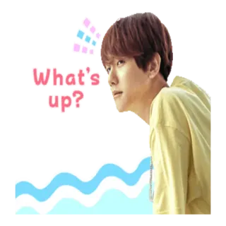 🤗 925bf2c7 What's up? greeting, person, question, wave, up telegram sticker