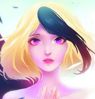 💕 1d7cc2c9 アニメ, マンガ, 女の子, ポートレート, アート, 女性, 可愛い, 女性 telegram sticker