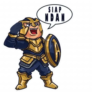 👌 aeae2667 SIAP NDAN Cartoon, Soldat, Helm, Gruß whatsapp sticker