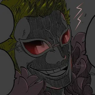 🦩 30485113 Donquixote Doflamingo One Piece Anime, Manga, Vilain, Doflamingo, One Piece whatsapp sticker