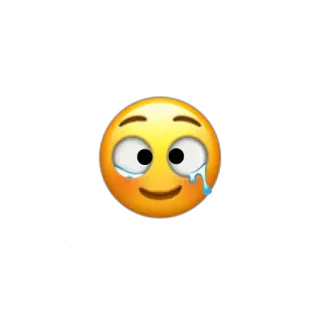 🥲 f8f40ee4 絵文字, 泣く, 顔, 悲しい, 涙, 感情, 表情 telegram sticker