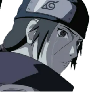 😭 957141bc Itachi Uchiha Naruto аниме, итачи, наруто, грустно, учиха, манга telegram sticker