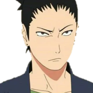 🤨 d445cbe0 Shikamaru Nara Naruto Аниме, Манга, Персонаж, Шикамару, Наруто telegram sticker
