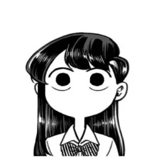 Komi san whatsapp stickers