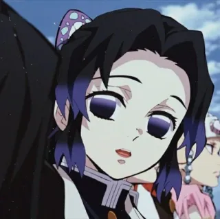 🦋 0d3b38e8 Shinobu Kocho Demon Slayer Anime, Demon Slayer, Shinobu Kocho, Postać, Manga telegram sticker