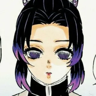 🦋 406a1ff6 Shinobu Kocho Demon Slayer Anime, Demon Slayer, Shinobu Kocho, Manga, Japońska animacja telegram sticker