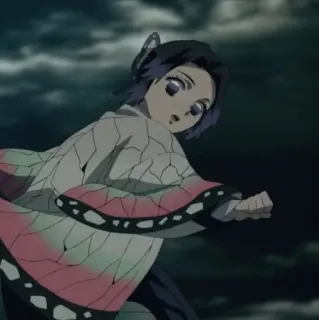 🦋 a8f122bc Shinobu Kocho Demon Slayer Anime, Demon Slayer, Shinobu Kocho, Motyl, Manga telegram sticker