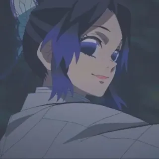 🦋 eccc0261 Shinobu Kocho Demon Slayer Anime, Demon Slayer, Shinobu Kocho, Manga, Postać telegram sticker