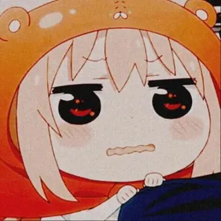 💘 436caa34 Umaru Doma Himouto! Umaru-chan Anime, Umaru, Carino, Manga, Himouto, Umaru-chan, Felpa Orso whatsapp sticker