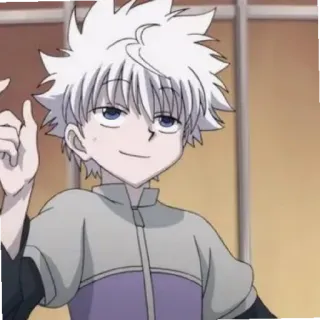 😄 adfc5a99 Killua Zoldyck Hunter x Hunter anime, manga, hunter x hunter, killua, zoldyck whatsapp sticker