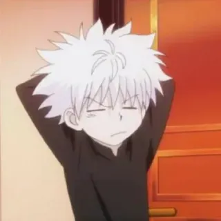 😄 c8ddd3c9 Killua Zoldyck Hunter x Hunter anime, manga, character, killua, zoldyck, hunter x hunter whatsapp sticker