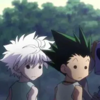 😄 ff414b6b Gon Freecss Hunter x Hunter Gon Freecss, anime, Hunter x Hunter, character, funny, manga whatsapp sticker