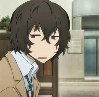 🖤 70a77b3c Dazai Osamu Bungou Stray Dogs Anime, Dazai, Bungou Stray Dogs, Charakter, Manga, Porträt telegram sticker