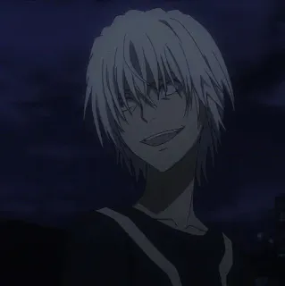 🖤 edbdc7ac Accelerator A Certain Magical Index Anime, Charakter, Lächeln, Bösewicht telegram sticker