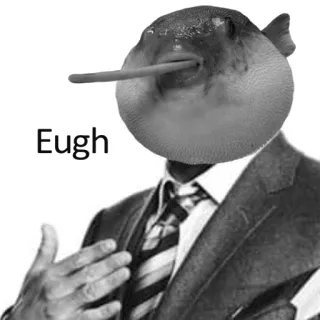 😎 75a7d14a Eugh Ikan buntal, Setelan, Meme, Lucu, Ew telegram sticker