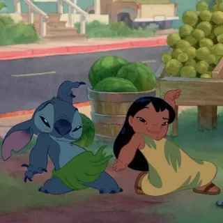 💃 b59bc5fc Stitch Lilo & Stitch Kartun, Alien, Lilo, Disney, Karakter telegram sticker