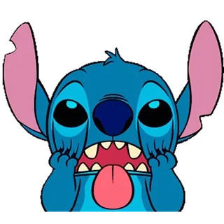 😩 0237453d Stitch Lilo & Stitch การ์ตูน, มนุษย์ต่างดาว, น่ารัก, ดิสนีย์, ตัวละคร, สีน้ำเงิน telegram sticker