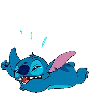 🤣 bb25f83d Stitch Lilo & Stitch ดิสนีย์, มนุษย์ต่างดาว, การ์ตูน, ตลก, น่ารัก telegram sticker