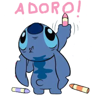 🐨 b3dc9d99 Stitch ADORO! lindo, stitch, lilo y stitch, adorable, dibujos animados telegram sticker