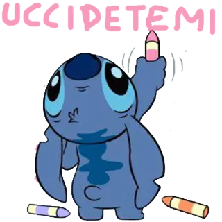 🐨 dea089ff Stitch UCH DETEMI Stitch, Dibujos animados, Disney, Crayón telegram sticker
