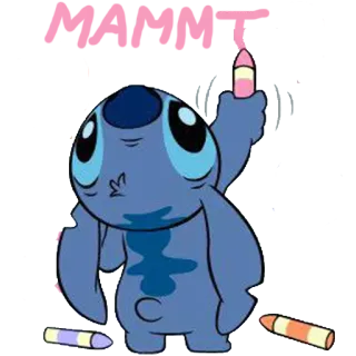 🐨 e14eeaec Stitch MAMMA Stitch, Lilo & Stitch, Dibujo animado, Disney, Personaje, Lindo telegram sticker