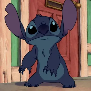 ❣️ 9be7613f Stitch Lilo & Stitch disney, alien, blauw, schattig, cartoon whatsapp sticker
