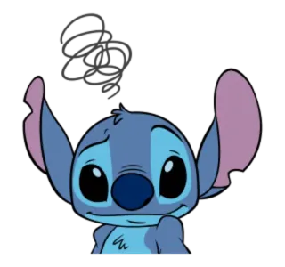 😵 9654123e Stitch Lilo & Stitch การ์ตูน, ดิสนีย์, มนุษย์ต่างดาว, น่ารัก telegram sticker