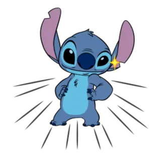😎 d2ae242d Stitch สติทช์, ลีโล่แอนด์สติทช์, ดิสนีย์, เอเลี่ยน, การ์ตูน telegram sticker