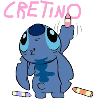 🐨 15065922 Stitch CREATINO Stitch, Lilo & Stitch, Cartoon, Alien, Schattig, Tekening, Creatief telegram sticker